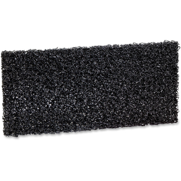 3M Doodlebug Hi Productivity Stripping Pads 4.65" Width10" Length - Synthetic Fiber - Black - 10 / Box (05241)