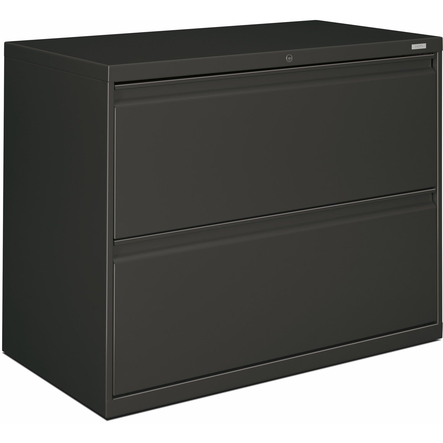 HON Brigade 800 H882 Lateral File 28.4" Height x 36" Width x 19.3" Depth - 2 - Finish: Charcoal (882LS)