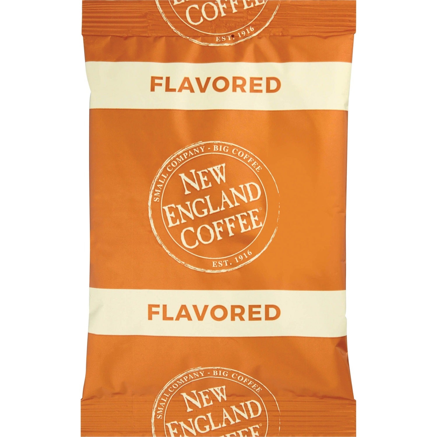 New England Coffee&reg; Portion Pack Hazelnut Creme Coffee Regular - Light - 2.5 oz Per Pack - 24 - Portion Pack - Hazelnut Creme - 24 / Carton (026530)