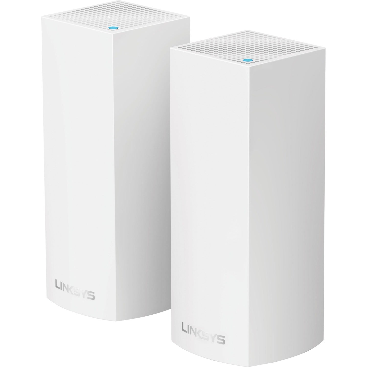 Linksys Velop Wi-Fi 5 IEEE 802.11ac Ethernet Wireless Router 2.40 GHz ISM Band - 5 GHz UNII Band - 6 x Antenna(6 x Internal) - 275 MB/s Wireless Speed - 2 x Broadband Port - Gigabit Ethernet - Desktop (WHW0302)