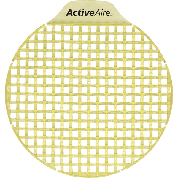 ActiveAire Low-Splash Deodorizer Urinal Screens Lasts upto 30 Days - Deodorizer - 12 / Carton - Citrus (48265)