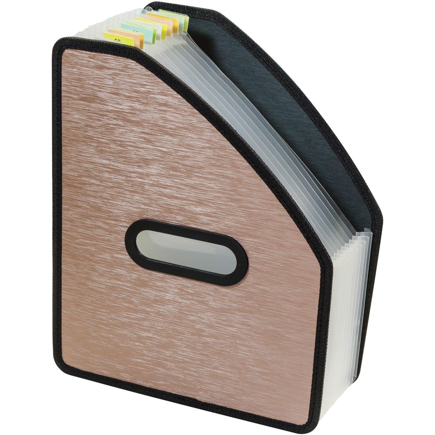 C-Line Letter Expanding File 8 1/2" x 11" - 13 Pocket(s) - Bronze - 1 Each (53316)