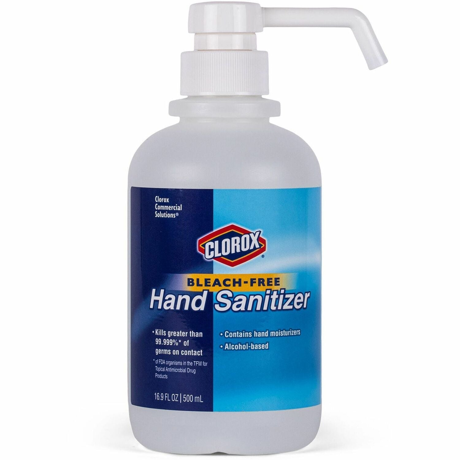Clorox Commercial Solutions Hand Sanitizer 16.90 fl oz - Pump Bottle Dispenser - Kill Germs - Hand - Moisturizing - Clear - Bleach-free, Non-sticky, Non-greasy - 864 / Pallet (02176PL)