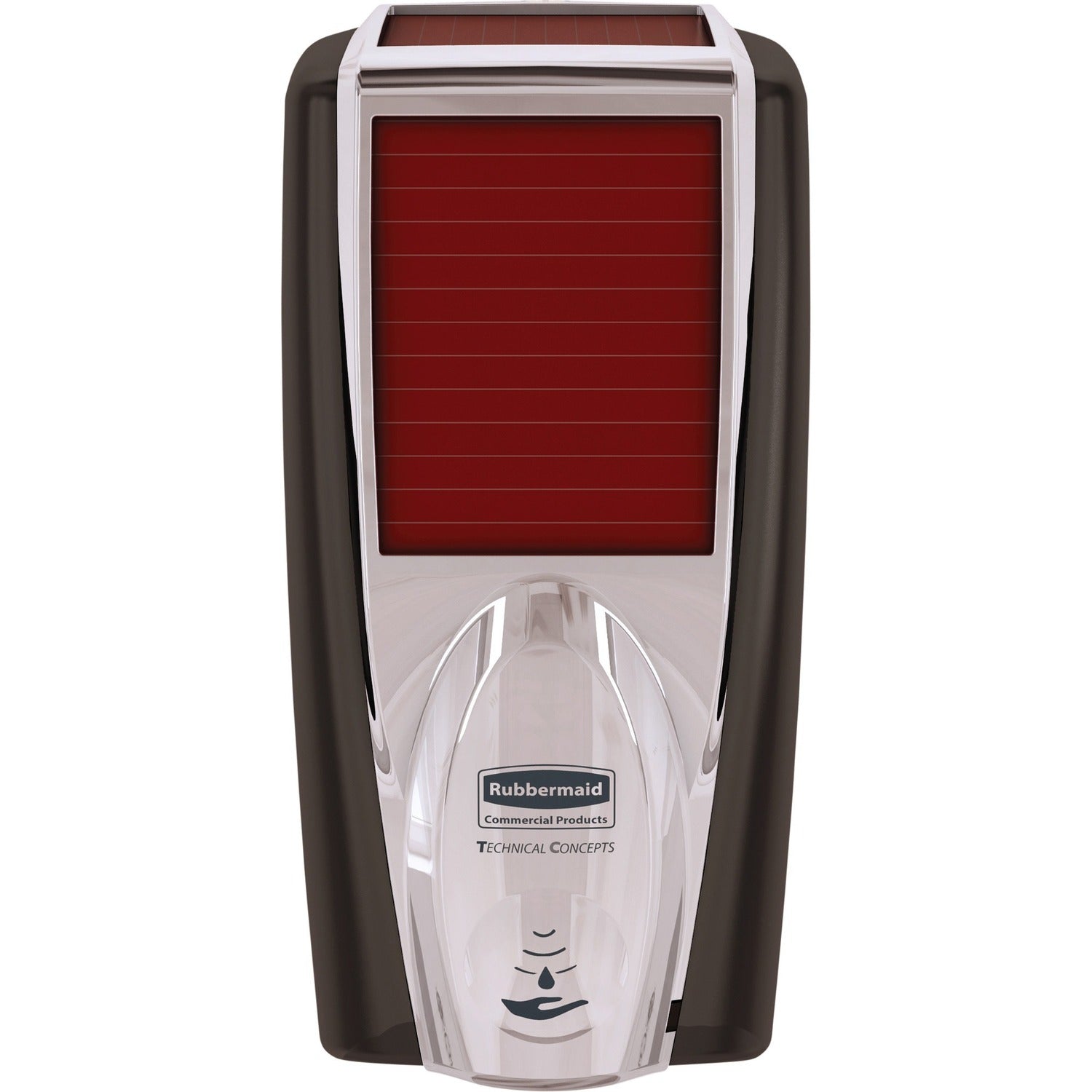 Rubbermaid Commercial LumeCell AutoFoam Dispensers Automatic - 1.16 quart Capacity - Touch-free - Black, Chrome - 10 / Carton (1980826CT)