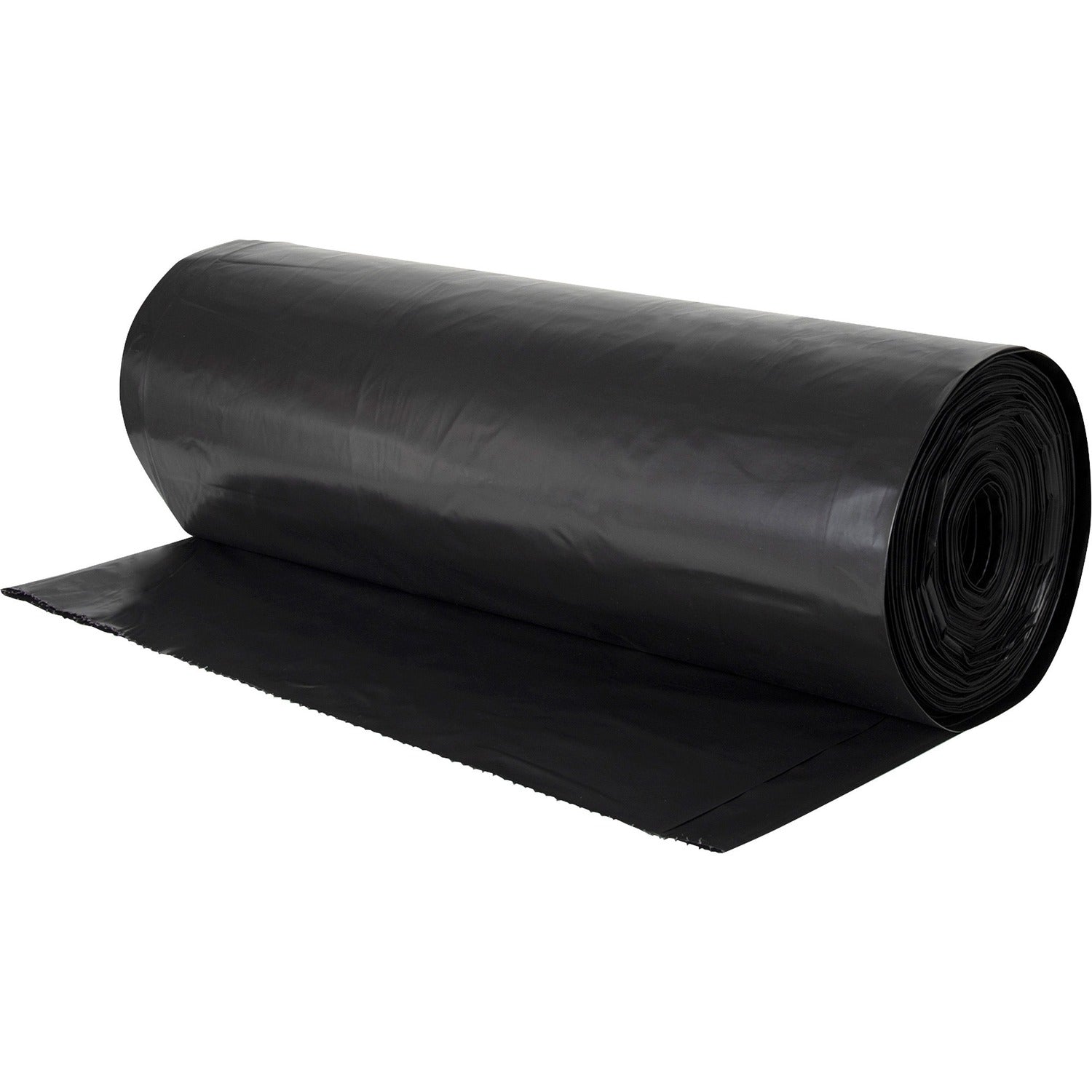 Genuine Joe Heavy-duty Trash Can Liners 55 gal Capacity - 58" Length x 39" Width x 2.70 mil (69 Micron) Thickness - Black - Waste Disposal, Debris, Office Waste, Food Waste - 50 / Carton (GJO18408)