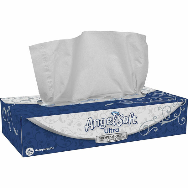 Angel Soft Professional Series Facial Tissue 2 Ply - WhiteBox - 126/Box - 30 / Carton (49590)