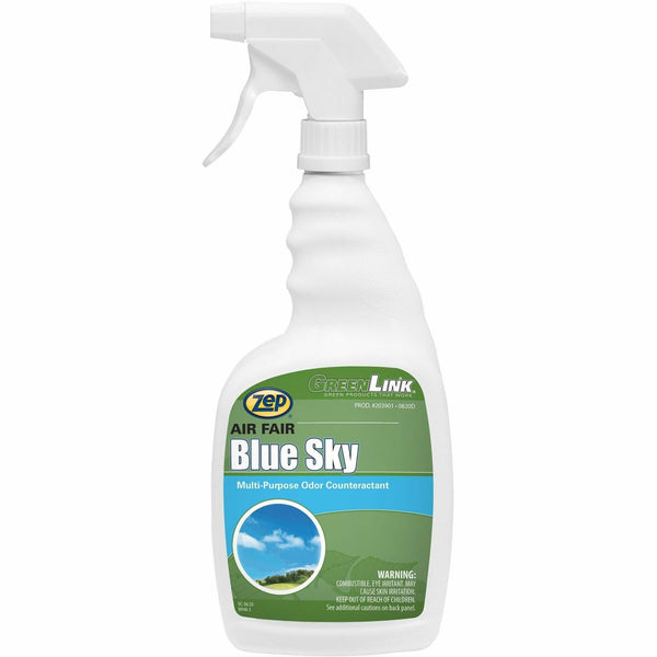 Zep Commercial Air Fair Odor Counteractant Spray - Blue Sky, Pleasant - Odor Neutralizer, Phosphate-free, Spill Resistant - 1 Each (203901)