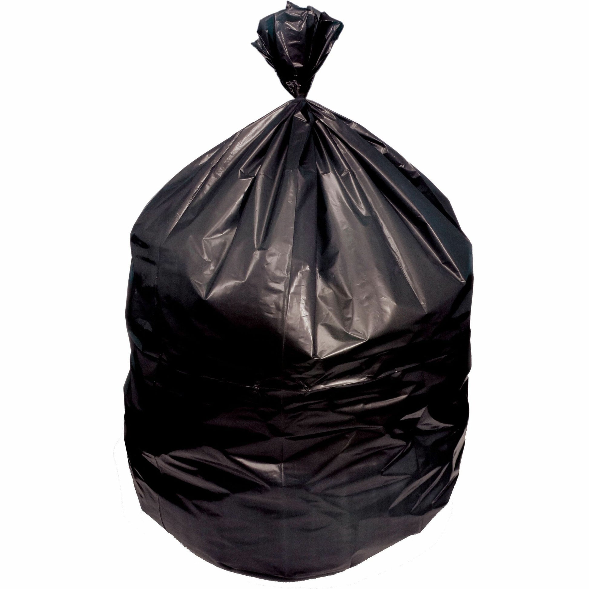 Heritage Eco Blend Max Can Liners 30 gal Capacity - 31" Width x 45" Depth x 1.50 mil (38 Micron) Thickness - Low Density - Black - Linear Low-Density Polyethylene (LLDPE), Resin - Can - Recycled - 100 / Carton (L6245AKER1)