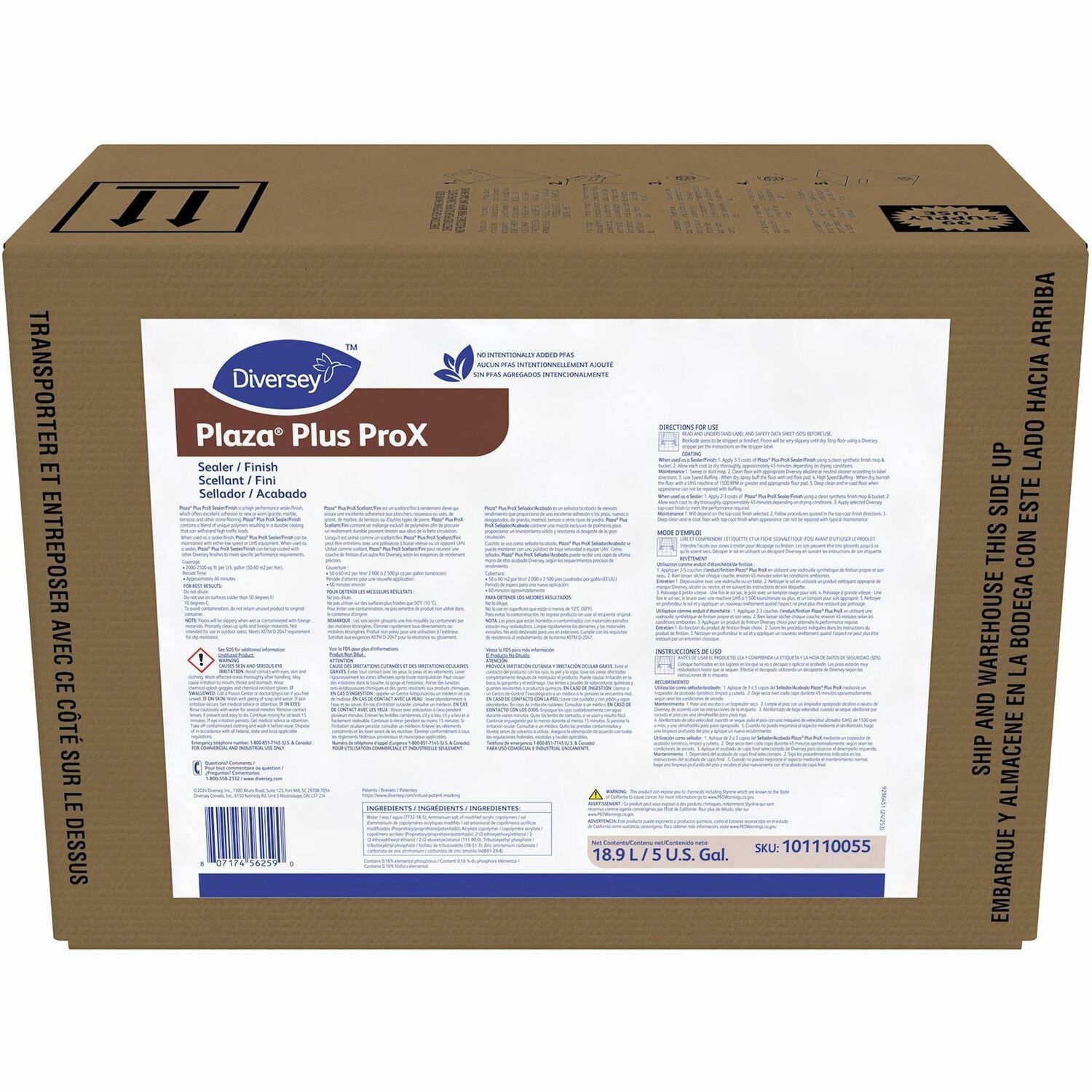 Diversey Care Plaza Plus Sealer/Finish (101110055)