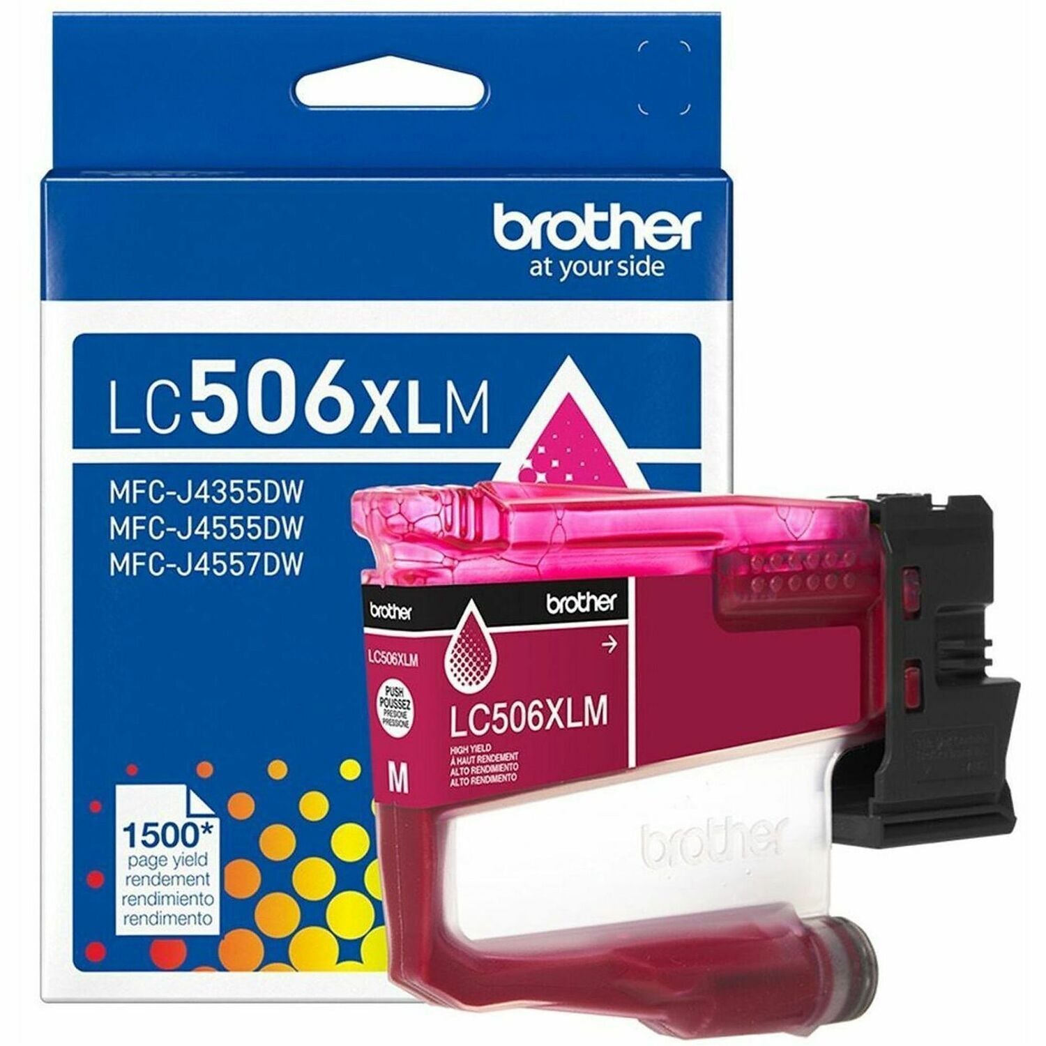 Brother LC506XLM Original High Yield Inkjet Ink Cartridge - Magenta Pack (LC506XLMS)