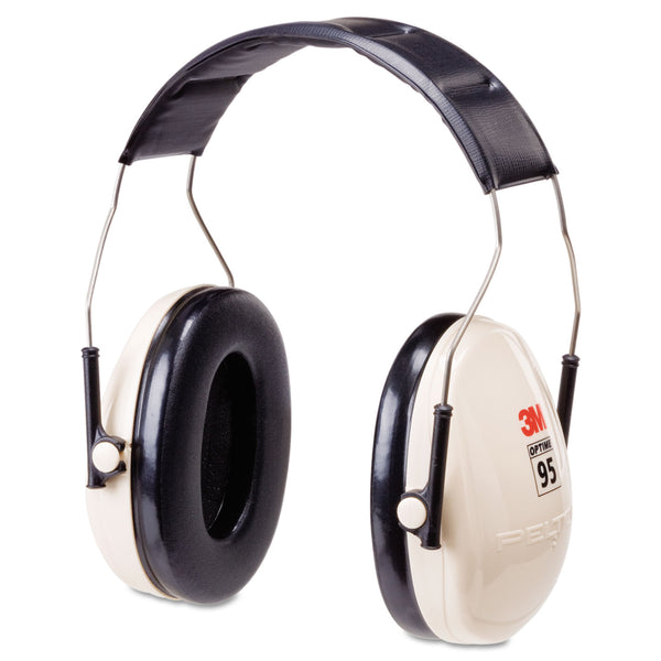 3M PELTOR OPTIME 95 Low-Profile Folding Ear Muff H6f/V, 21 dB, Beige/Black (H6FV)