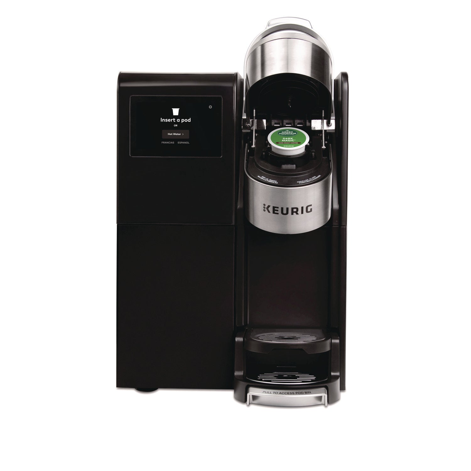 Keurig K3500 Brewer, Single-Cup, Black/Silver (7955)