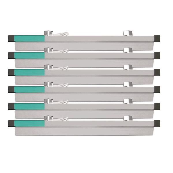 AdirOffice Blueprint Large File Document Hanging Clamps, 18" Wide Documents, 18", Silver, 6 Clamps (I6016)