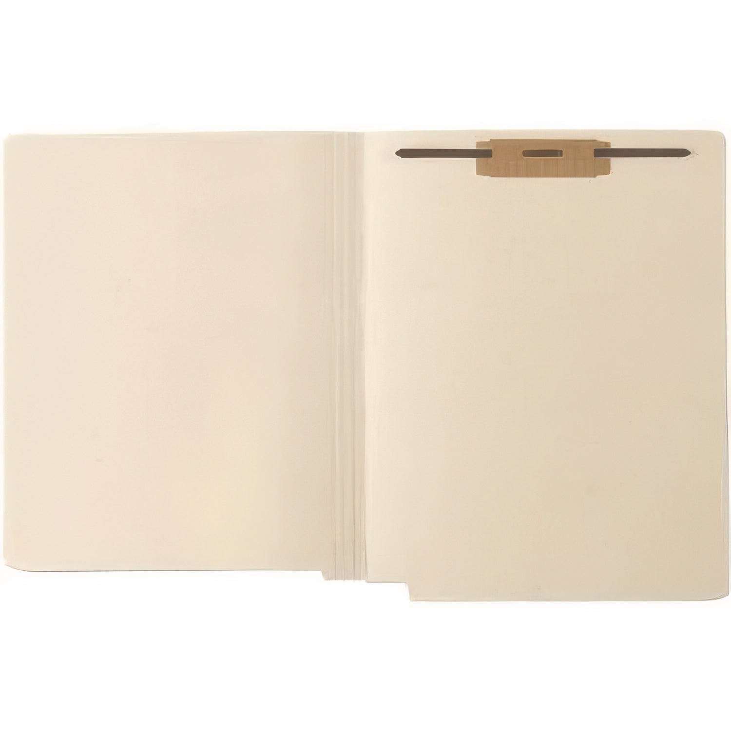 Medical Arts Press End Tab Fastener File Folder, 0.75" Expansion, 1 Fastener, Letter Size, Manila Exterior, 50/Box (31463)