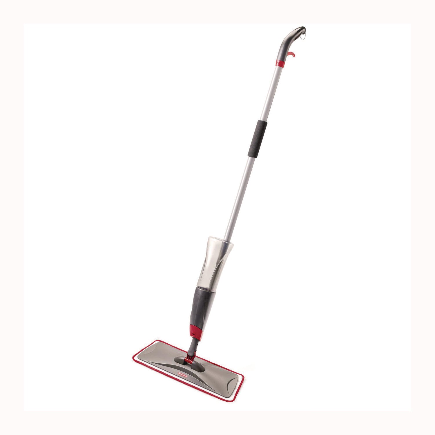 Rubbermaid Commercial Reveal Microfiber Spray Mop Kit, Microfiber Head, 54.5" Silver/Black Handle (1M15GRYRD)