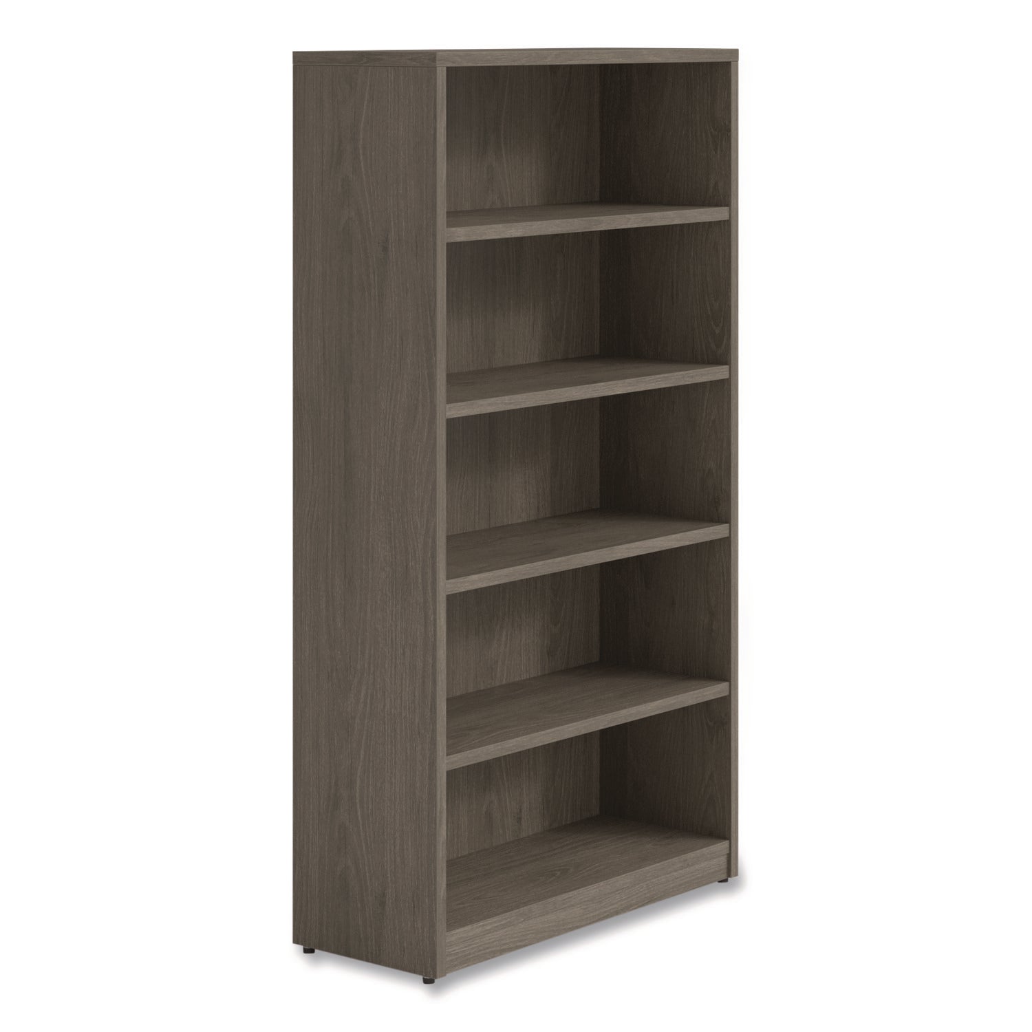 Alera Seville Bookcase, Five-Shelf, 36w x 14d x 65h, Walnut (SVBC6536WA)