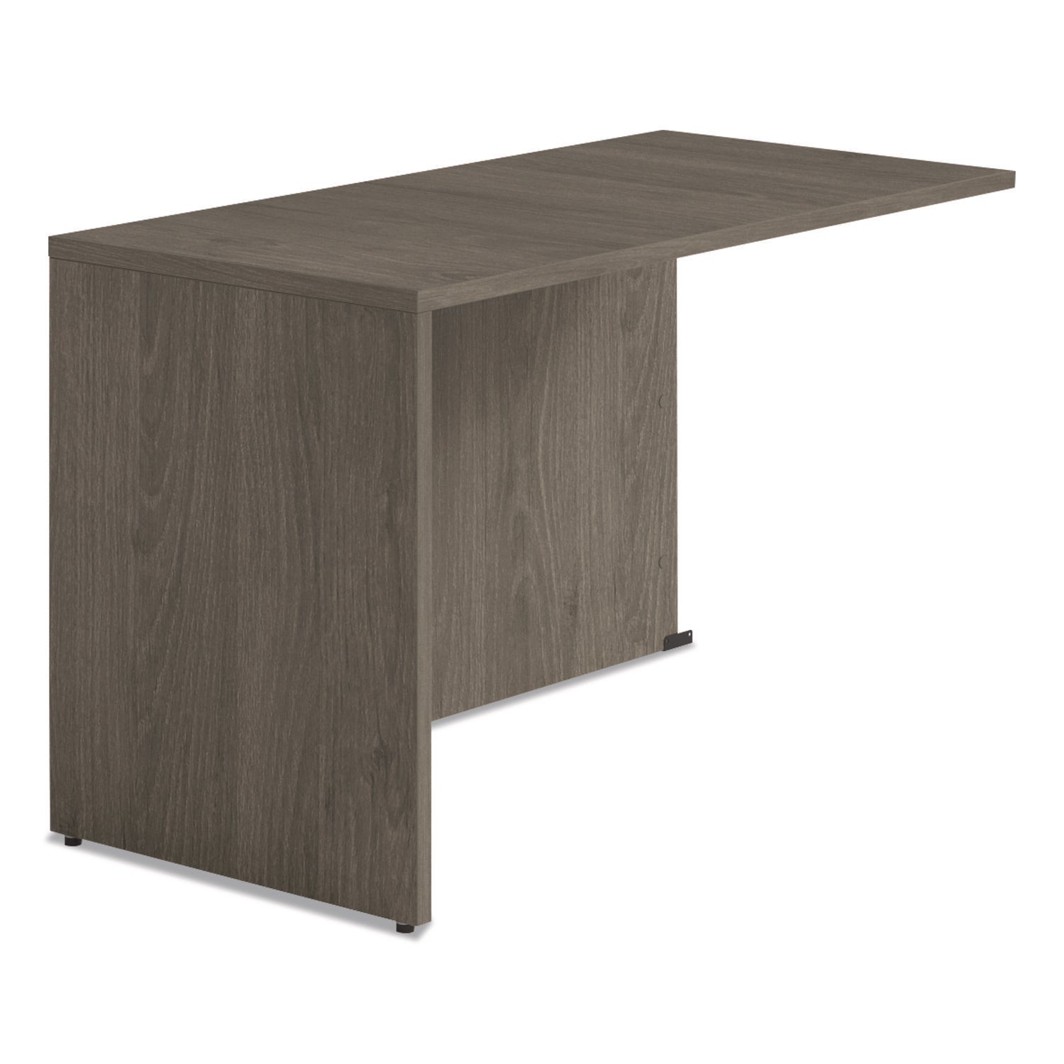 Alera Seville Series Return Shell, Reversible, 48" x 24" x 29", Walnut (SVRS4824WA)