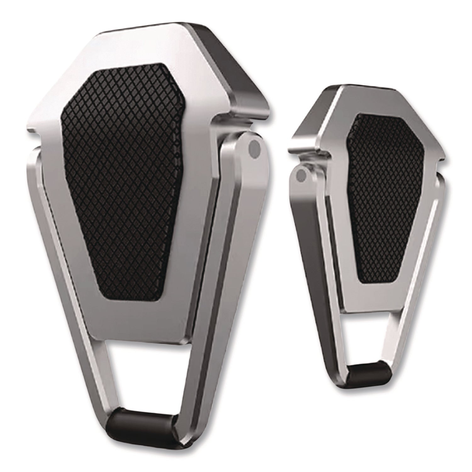 OTM Essentials Laptop Kickstand, 2.77" x 0.6" x 3.97, Silver/Black (OBA2F)
