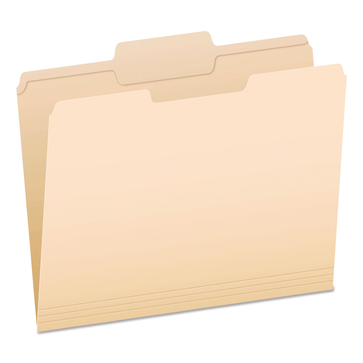 Pendaflex Reinforced Top Tab Manila File Folders, 1/3-Cut Tabs: Center Position, Letter Size, Manila, 100/Box (R752132)