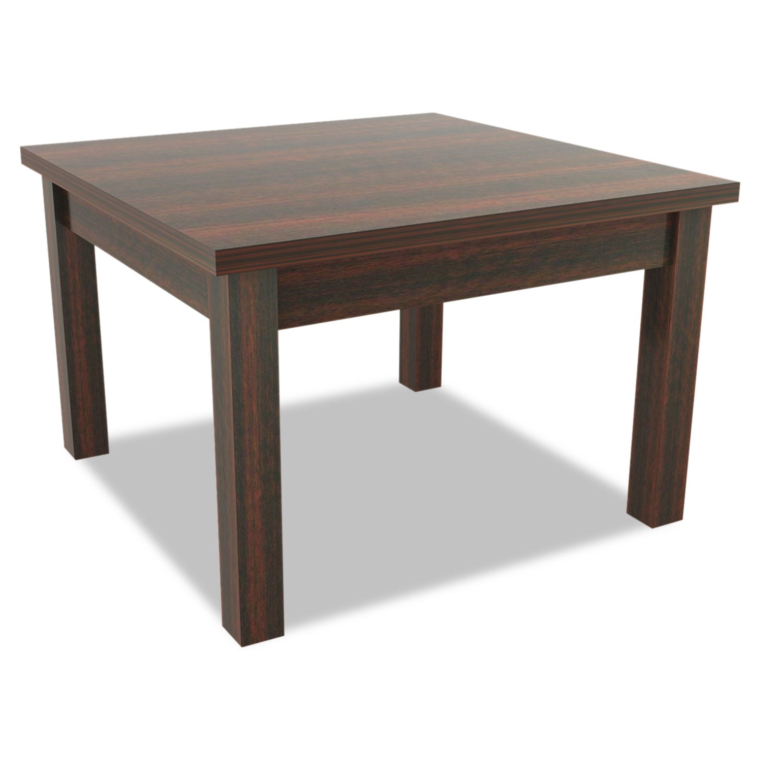 Alera Valencia Series Occasional Table, Rectangle, 23.63w x20d x20.38h, Mahogany (ALEVA7520MY)