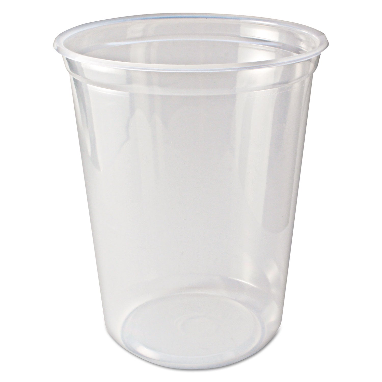 Fabri-Kal Microwavable Deli Containers, 32 oz, 4.6 Diameter x 5.6 h, Clear, Plastic, 500/Carton (PK32TC)