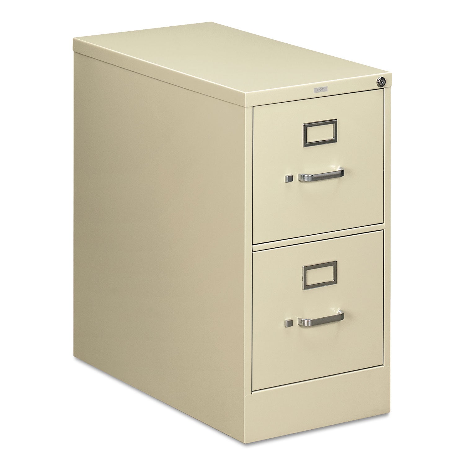 HON 210 Series Vertical File, 2 Letter-Size File Drawers, Putty, 15" x 28.5" x 29" (212PL)