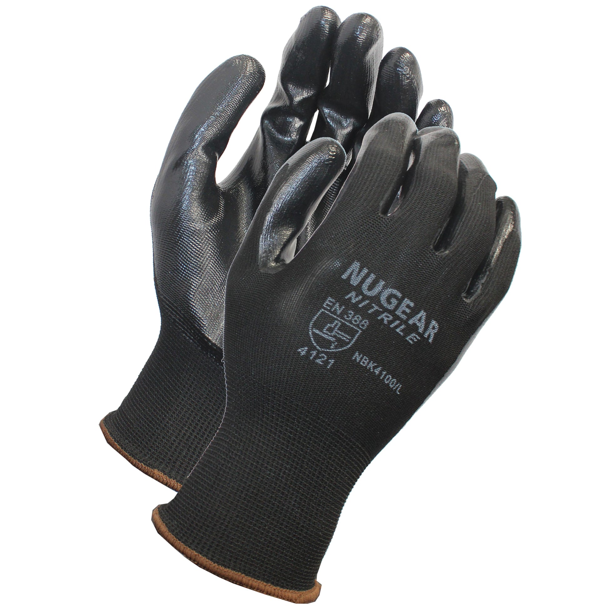 Proworks Nitrile Foam Coated Gloves 13g Black Xl, 12 Pairs (GCN13KX)