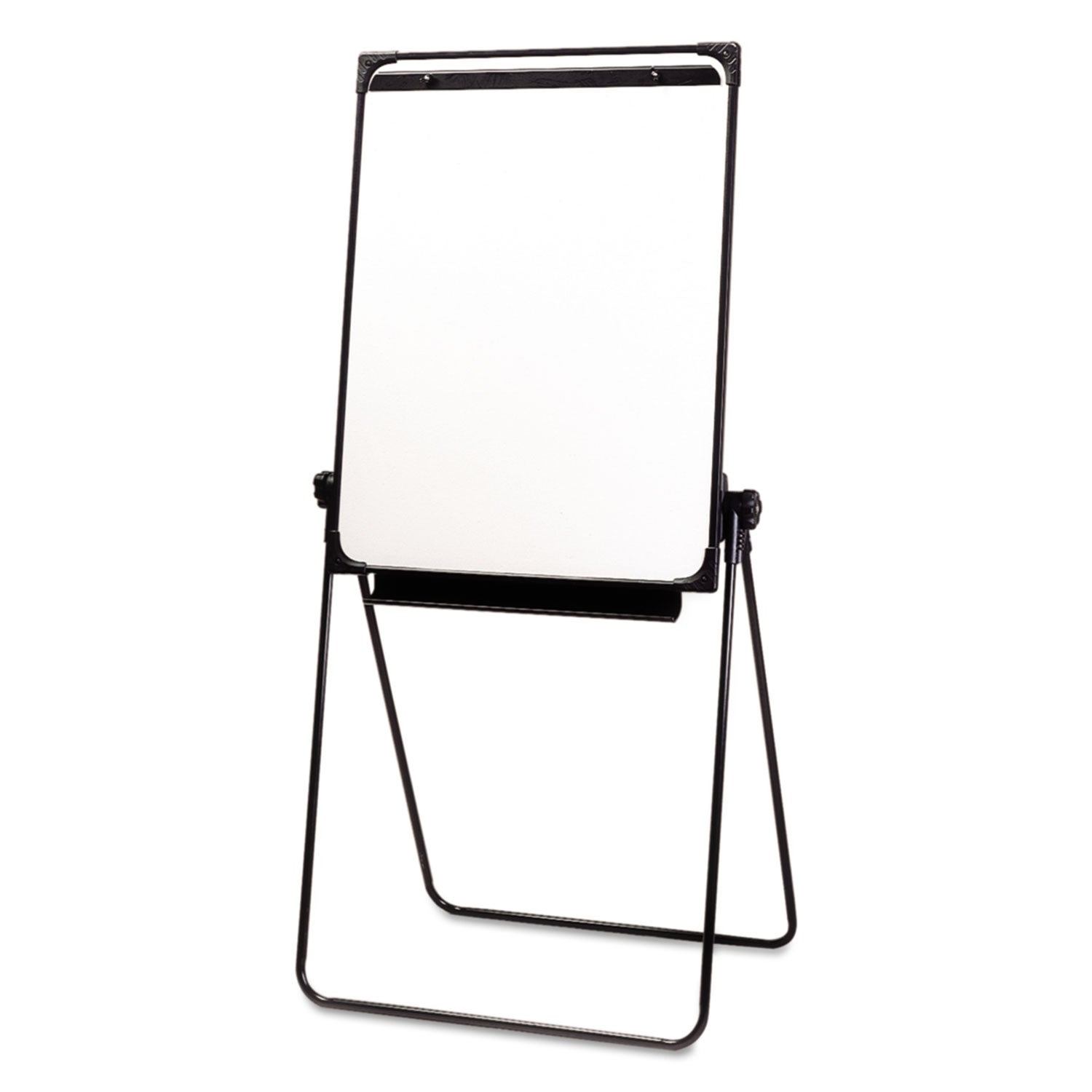 AbilityOne 7520014244867, SKILCRAFT Easel, 26 x 35, White Surface, Black Plastic Frame