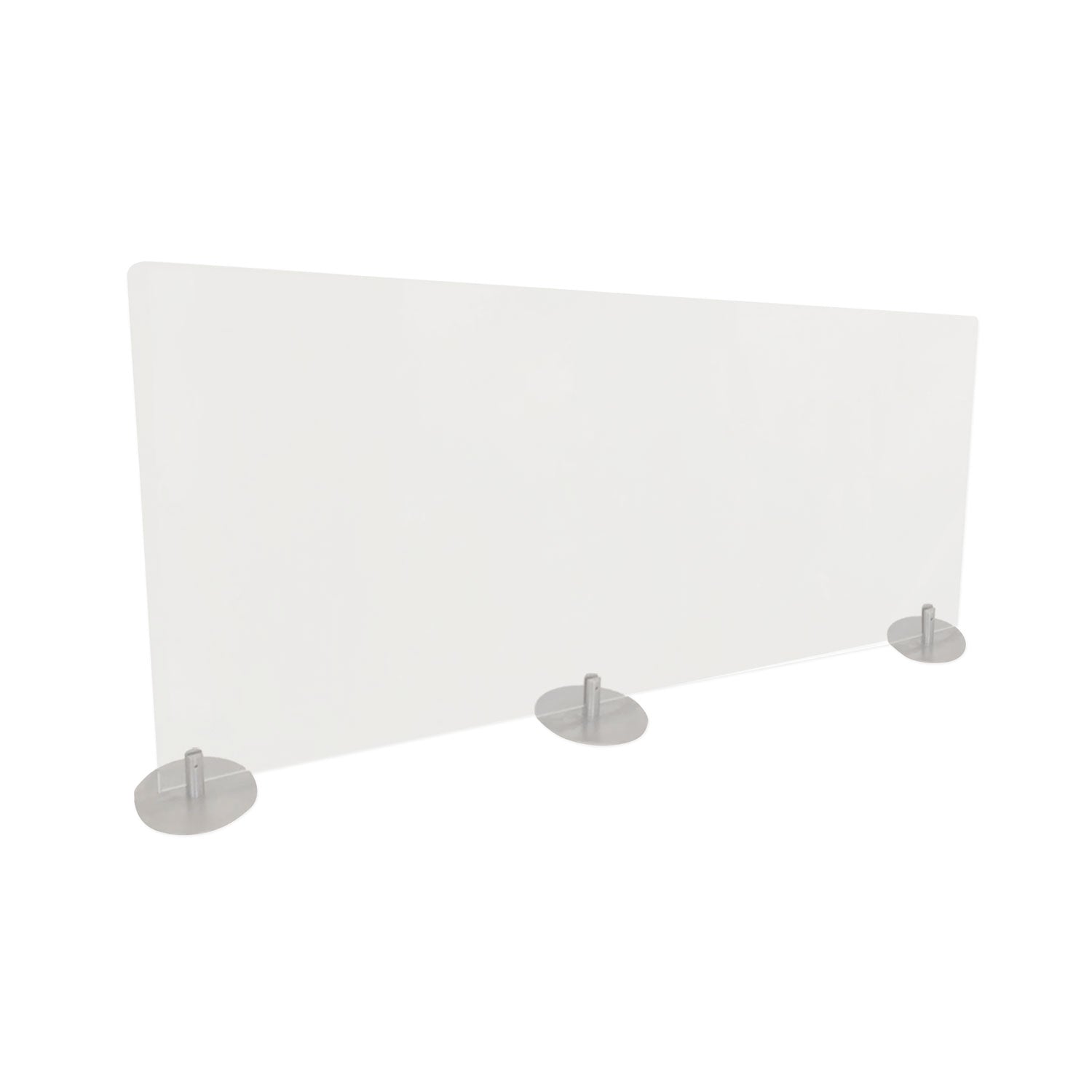 Ghent Desktop Free Standing Acrylic Protection Screen, 59 x 5 x 24, Frost (DPSF2459F)