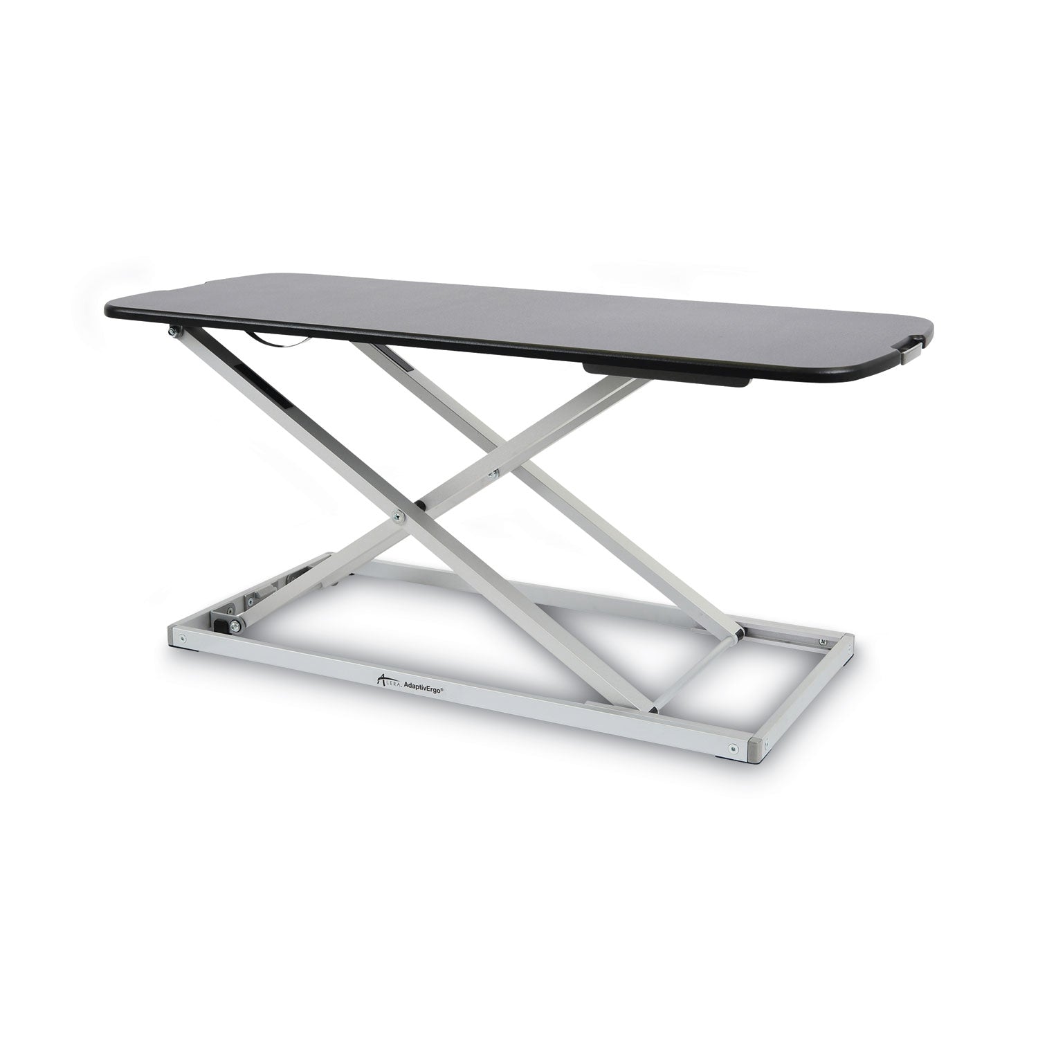 Alera AdaptivErgo Laptop Lifting Workstation, 31.25" x 12.63" x 1.38" to 16", Black/Silver (ALEAEWR7B)