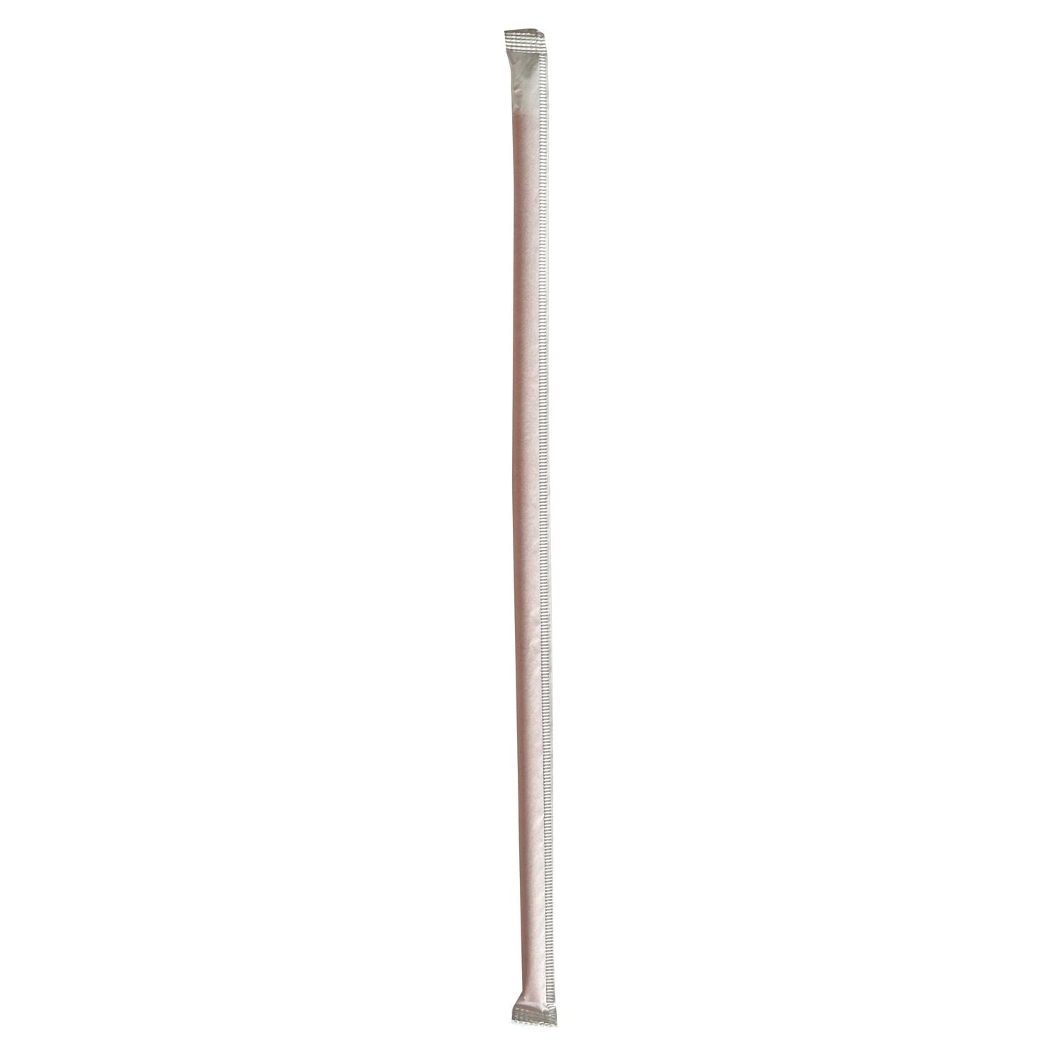 Boardwalk Wrapped Giant Straws, 10.25", Polypropylene, Red, 1,200/Carton (BWKGST1025RD)