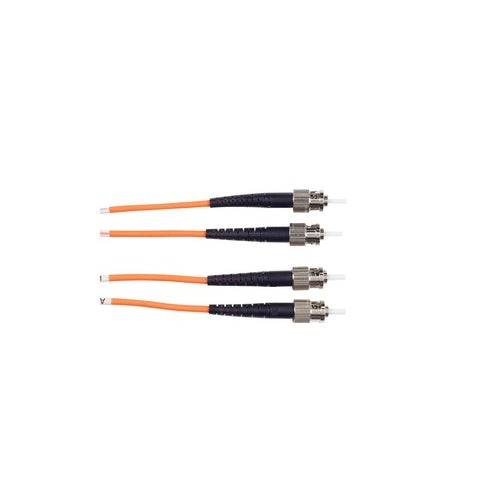 Black Box Om1 62.5/125 Multimode Fiber Optic Patch Cable - Ofnr Pvc, St To St, Orange, 15-m (49.2-ft.) (EFN110015MSTST)