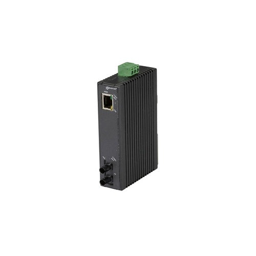 Black Box Fast Ethernet Industrial Media Converter 10/100-mbps Copper To 100-mbps Mm Fiber,hardened Temperature,1300nm,2km,st,gsa,taa (LMC270AMMST)