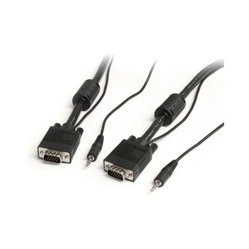 StarTech 6 Ft High Res Monitor Vga Cable W/ Audio (MXTHQMM6A)