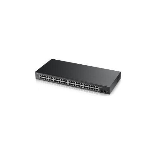 Zyxel Gs1900-48 - 48 Port Gbe L2 Web Managed Rackmount Switch W/2 Sfp (50 Ports Total) (GS190048)
