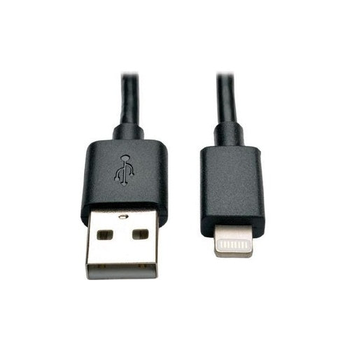Tripp Lite 10in Usb Lightning Charge Cable Black (M10010NBK)