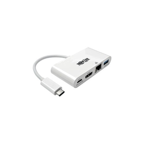 Tripp Lite Usb C Hdmi 4k Adapter Hub, Gbe, Charging (U44406NH4GUC)