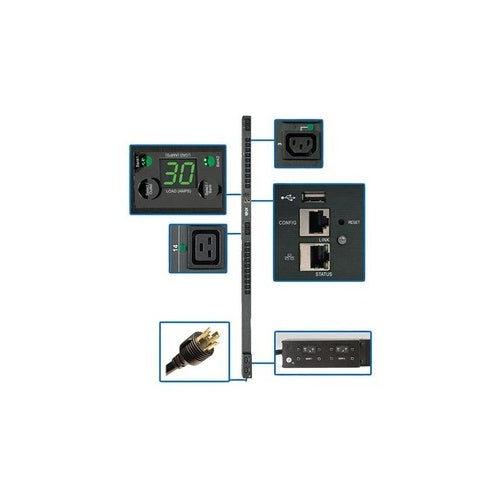 Tripp Lite Pdu Switched 30a C19 C13 Lx Platform 0u (PDUMVR30HVNETLX)
