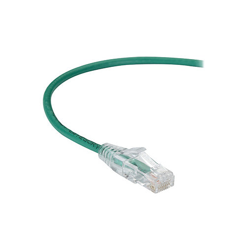 Black Box Cat6a 500-mhz Snagless 28awg Stranded Ethernet Patch Cable - Unshielded (utp), Cm Pvc (rj45 M/m), Green, 3-ft. (0.9-m) (C6APC28GN03)