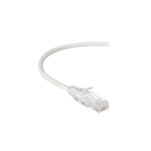 Black Box Cat6a 500-mhz Snagless 28awg Stranded Ethernet Patch Cable - Unshielded (utp), Cm Pvc (rj45 M/m), White, 3-ft. (0.9-m) (C6APC28WH03)