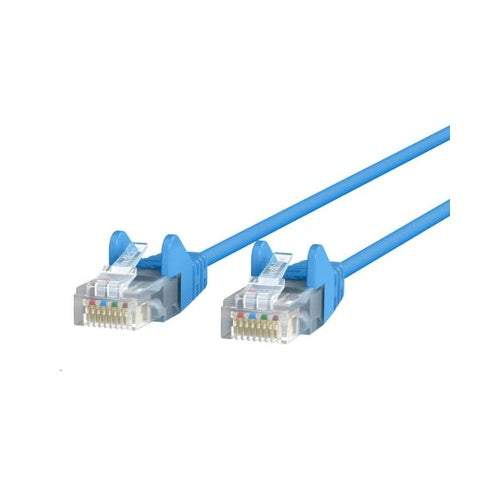 Belkin Cat6 Slim 28awg Cable -blue -50ft (CE001B50BLUS)