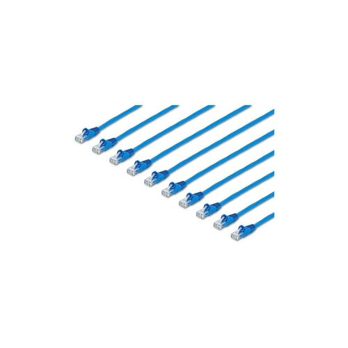 StarTech Cat6 Ethernet Cable Blue 10 Pack 5ft Etl (N6PATCH5BL10PK)