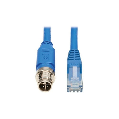 Tripp Lite Ethernet Cable M12 X-code Cat6 1g Utp 2m (NM1260202MBL)