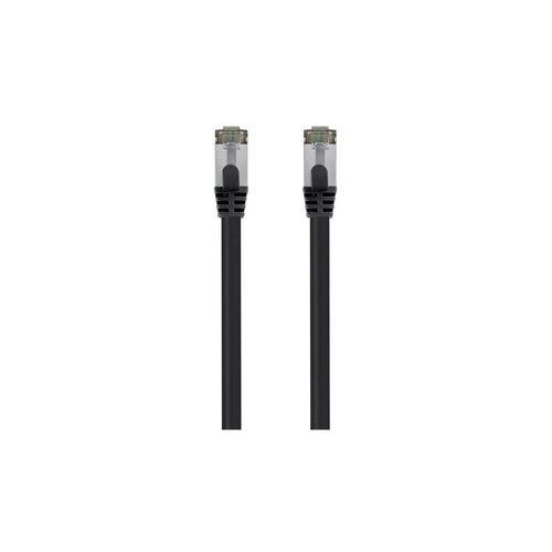 Monoprice Entegrade Series Cat8 26awg S/ftp Ethernet Network Cable_ 2ghz_ 40g_ 1ft_ Black (41009)