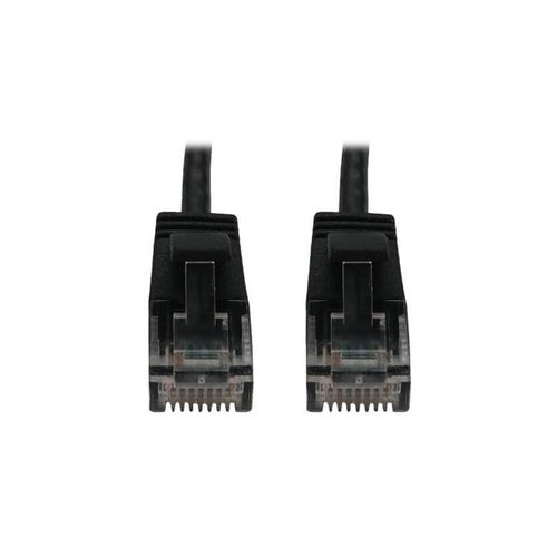 Tripp Lite Cat6 Cable Snagless Slim M/m Black 6in (N261S6NBK)